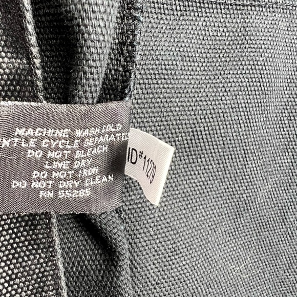 Express Black Wash Button Down Cotton Jacket Size 3/4 - Picture 9 of 13